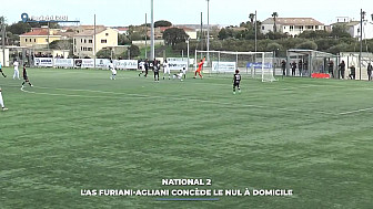 TV Locale Corse - National 2 : L'AS Furiani-Agliani concède le nul à domicile