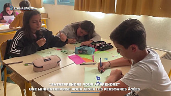 TV Locale Corse - 'Entreprendre pour apprendre' : une mini entreprise pour aider les personnes âgées