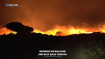 TV Locale Corse - Incendie en Balagne : une nuit sous tension