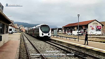 TV Locale Corse - Transport : la gare d'Aiacciu fait peau neuve