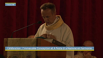 Télé Paese : Célébration : l'Immaculée Conception et A Festa di a Nazione en harmonie