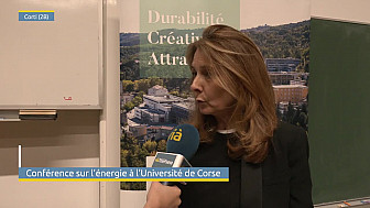 TV Locale Corse - Conférence sur l'énergie à l'Université de Corse