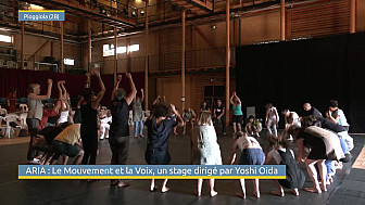 TV Locale Corse - ARIA : le Mouvement et la Voix, stage dirigé par Yoshi Oïda