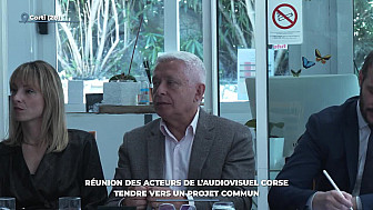 TV Locale Corse : Réunion des acteurs de l'audiovisuel Corse : tendre vers un projet commun