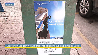 TV Locale Corse - L'historien Grégory Viguié présente son livre sur les poilus de Calvi