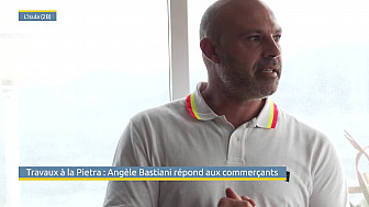 Acteurs-Locaux Tv Locale Pietra - Travaux à la Pietra : Angèle Bastiani répond aux commerçants