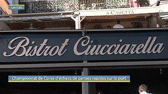 TV Locale Corse - Championnat de Corse d'échecs de parties rapides sur le port