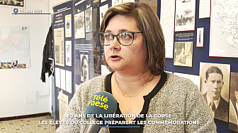 TV Locale Corse - 80 ans de la libération de la Corse : les élèves du collège préparent les commémorations