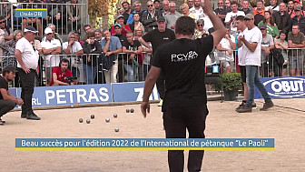 TV Locale Corse - Beau succès pour l'édition 2022 de l'International de pétanque 'Le Paoli'