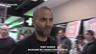 TV Locale Corse - Tony Parker - Solidaire de l'association Inseme