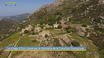 TV Locale Corse - Le village d'Occi classé par le Ministère de la Transition Écologique