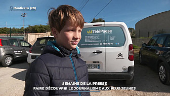 TV Locale Corse - Semaine de la presse - Faire découvrir le journalisme aux plus jeunes