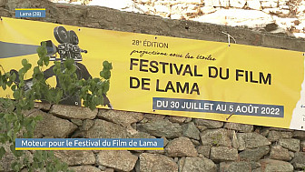 TV Locale Corse - Moteur pour le Festival du Film de Lama 