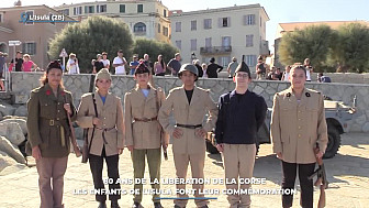 TV Locale Corse - 80 ans de la libération de la Corse : Les enfants de l'Isula font leur commémoration
