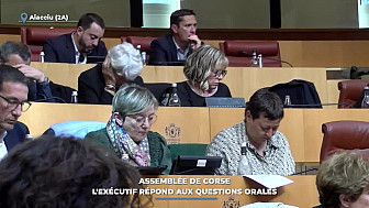 TV Locale Corse - Assemblée de Corse : L'Exécutif répond aux questions orales