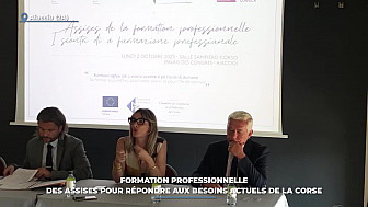 TV Locale Corse - Formation professionnelle : des assises pour répondre aux besoins actuels de la Corse