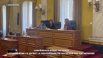 TV Locale TéléPaese Corse - Conférence-débat au CESEC : comprendre ce qu'est la responsabilité sociétale des entreprises