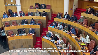 TV Locale Corse - Session de l'assemblée de Corse : des actions en faveur de l'égalité et contre les discriminations