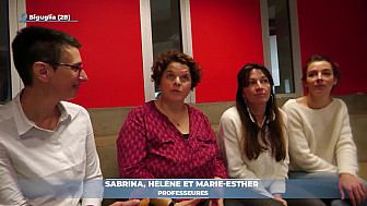 TV Locale Corse TelePaese - Égalité filles-garçons : la mathématicienne Ariane Mézard au collège Campu Vallone