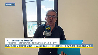 TV Locale Corse - Ange-François Leandri, nouveau président de l'intercommunalité du sartenais