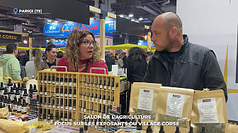 TV Locale Corse - Salon de l'agriculture : focus sur les exposants du village Corse