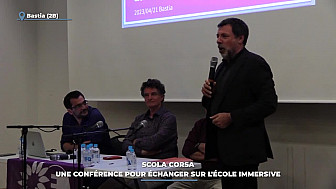 TV Locale Corse - Scola Corsa : une conférence pour échanger sur l'école immersive