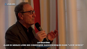 TV Locale Corse - Littérature : Alain di Meglio livre ses chroniques radiophoniques dans 'Lochi Mondu'