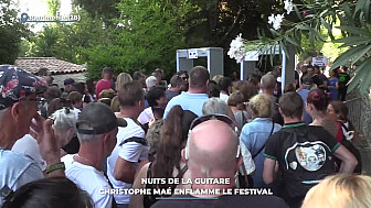 TV Locale Corse - Nuits de la guitare : Christophe Maé enflamme le festival