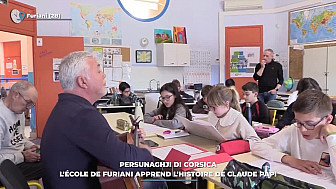 TV Locale Corse - Persunaghji di Corsica : l'école de Furiani apprend l'histoire de Claude Papi