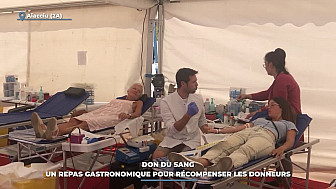 TV Locale Corse - Don du sang : un repas gastronomique pour récompenser les donneurs