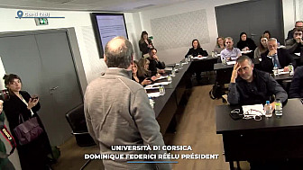 TV Locale Corse - Università di Corsica : Dominique Federici réélu président