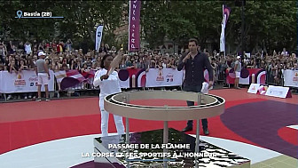 TV Locale Corse - Passage de la flamme : la Corse et ses sportifs à l'honneur