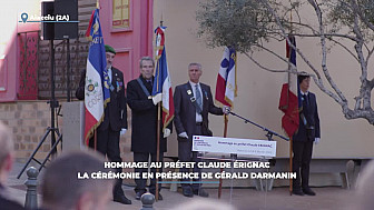 TV Locale Ajaccio - Hommage au préfet Claude Érignac : La cérémonie en présence de Gérald Darmanin