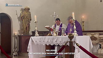 TV Locale Corse - Religion : une messe en l’honneur des artistes