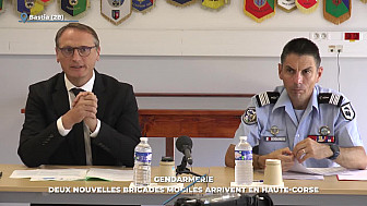 TV Locale Corse - Gendarmerie : deux nouvelles brigades mobiles en Haute-Corse