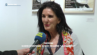 Acteurs-Locaux sur TV Locale Bastia - Théâtre : Marie-Joséphine Susini incarne 'La Magnani'