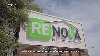 TV Locale Corse - Salon Bateco : 'Rénova' accompagne les rénovations de A à Z