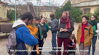 TV Locale Corse - Urbanisme et nature : des étudiants de Blois vont travailler sur le paysage ajaccien
