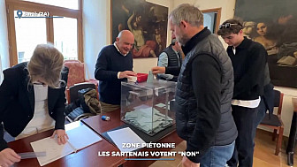 TV Locale Corse - Zone piétonne : les sartenais votent 'non'