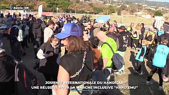 TV Locale Corse - Journée internationale du handicap : une réussite pour la marche inclusive 'Hand'emu'