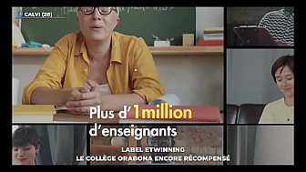 TV Locale Corse - Label eTwinning : le collège Orabona encore récompensé