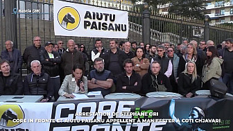 TV Locale Corse - Arrestation de Stéphane Ori : Core in Fronte et Aiutu Paisanu appellent à manifester à Coti Chjavari
