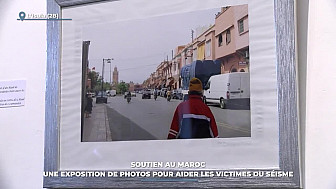 TV Locale Corse - Soutien au Maroc : une exposition de photos pour aider les victimes du séisme