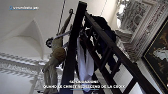 TV Locale Corse - Schjudazione : quand le christ redescend de la croix
