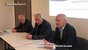 TV Locale Corse - Scontri di l'acqua : les pieve invitées à débattre de la gestion de l'eau