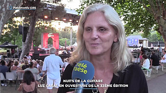 TV Locale Corse - Nuits de la guitare : Luz Casal en ouverture de la 32ème édition