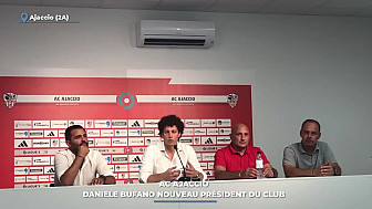 TV Locale Corse -  AC Ajaccio - Daniele Bufano nouveau président du club Acéiste