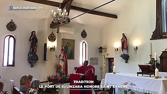 TV Locale Corse - Tradition : le port de Sulinzara honore Saint Érasme