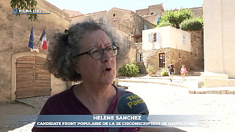 TV Locale Corse - Élections législatives 2024 : Hélène Sanchez veut privilégier l'écologie et la culture