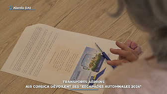 TV Locale Corse - Transports aériens : Air Corsica dévoile ses 'Escapades automnales 2024'